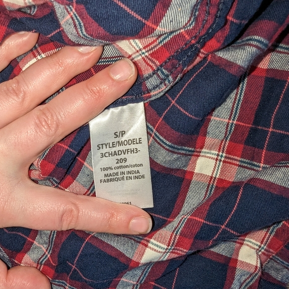 Fitted flannel shirt - Picture 3 of 4